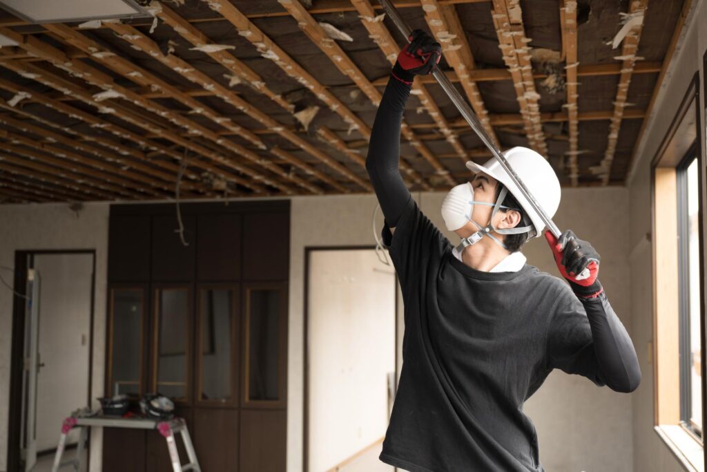 丁寧な解体をしているイメージ画像